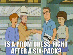 Prom Tight Dress King Of The Hill Handshake GIF