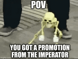 Promoted Skeleton Grooving Celebration Meme GIF