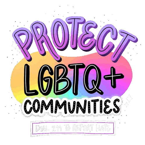 Protect LGBTQ+ Communities Poster Sticker