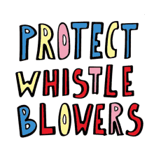 Protect Whistle Blowers Colorful Campaign Rally GIF