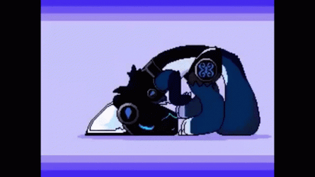 Protogen Spinning Around GIF
