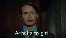 Proud Hannibal Mads That's My Girl GIF