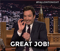 Proud Jimmy Fallon Giggling GIF