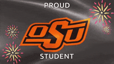 Proud Student Sign With Logo GIF