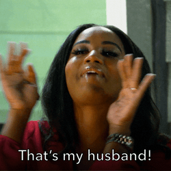 Proud Woman Said I Love My Husband GIF