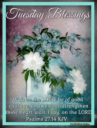 Psalms 27:4 Bible Verse Good Morning Blessings GIF