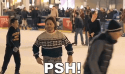 Psh Whatever So What Ed Bassmaster Ice Skate GIF