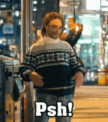 Pshhh Ed Bassmaster On Streets GIF