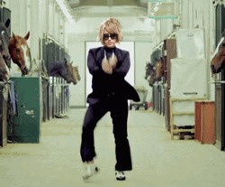 Psy Face Swap Gangnam Style GIF