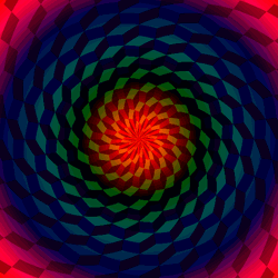 Psychedelic Spiral 3D Texture  GIF