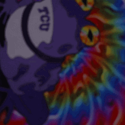 Psychedellic Hypnotoad Spinning Artwork GIF
