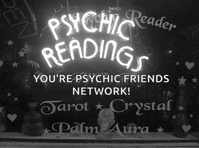Psychic Reader Sign GIF