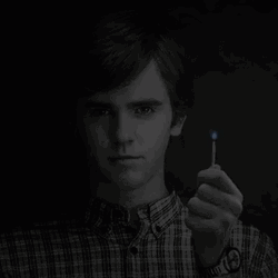 Psycho Bates Motel Lit Match GIF