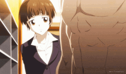 Psycho Pass Akane Tsunemori Look At Abs GIF