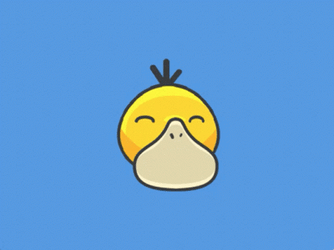 Psyduck Closed Eyes With Question Marks GIF