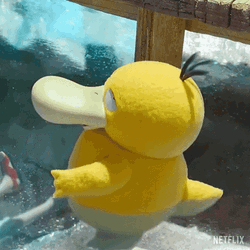 Psyduck Getting Bath GIF
