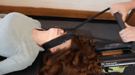 Pt Neck Strap Chiropractic Adjustment GIF