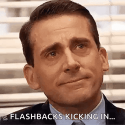 Ptsd Steve Carell Flashback Kicking In Meme GIF