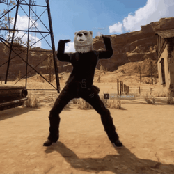 Pubg Character Bear Head Dancing GIF