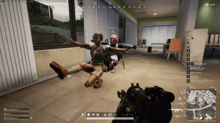 Pubg Charcater Squat Jumping GIF
