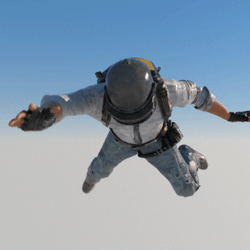 PUBG Skydiving Helmet Got Off GIF