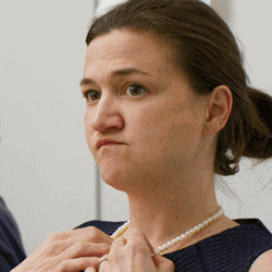 Puckered Face Stunned Reaction Clutch Pearls GIF