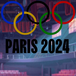 Pudgy Penguin Balance Beam Paris Olympics GIF