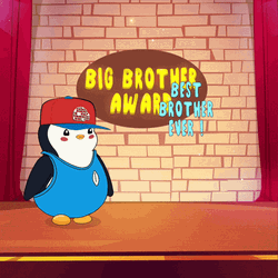 Pudgy Penguin Best Brother Ever GIF