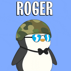 Pudgy Penguin Funny Salute GIF