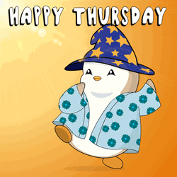 Pudgy Penguin Happy Thursday Meme GIF
