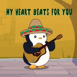 Pudgy Penguin I Love My Husband GIF