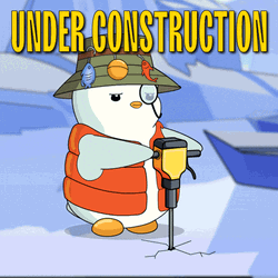 Pudgy Penguin Making Use Of A Jackhammer GIF