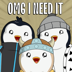Pudgy Penguin Omg I Want It Now GIF