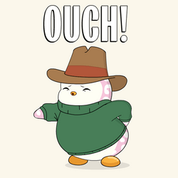 Pudgy Penguin Ouch I Need A Backiotomy GIF