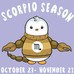 Pudgy Penguin Scorpion Get Over Here GIF