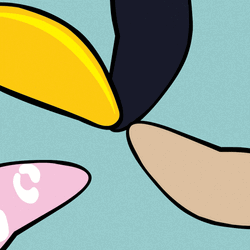 Pudgy Penguins Assemble Hand Stack GIF