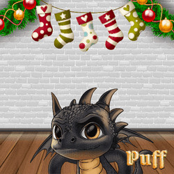 Puff Puff The Dragon GIF