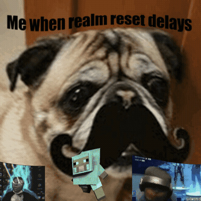 Pug Dog Saying Me When Realm Reset Delays GIF
