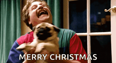 Pug Saying Good Morning With Heart Collar GIF