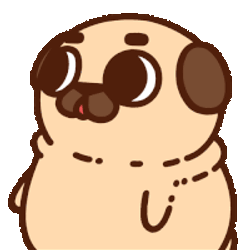 Puglie Pugs Sticker GIF