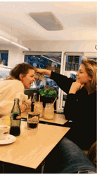 Pull Hair Across The Table GIF