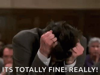 Pulling Hair Out Jim Carrey Totally Fine GIF