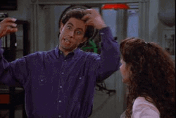 Pulling Hair Out Stressed Jerry Seinfeld GIF