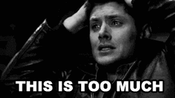 Pulling My Hair Out Dean Winchester Crying Too Much GIF