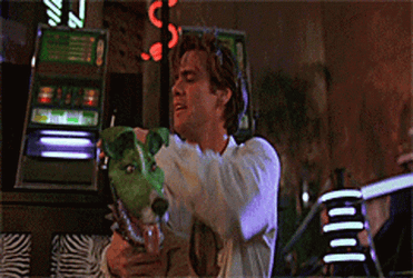 Pulling Out The Mask In The Dog GIF