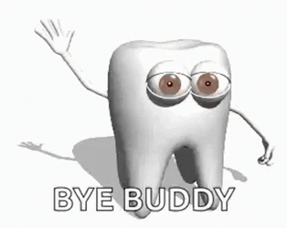 Pulling Teeth Animated Teeth Waving GIF