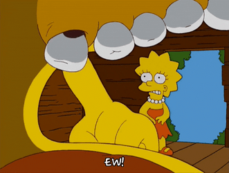 Pulling Teeth Disgusted Lisa Simpson GIF