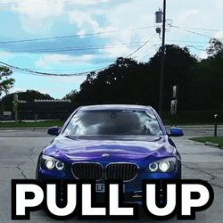 Pulling Up Bmw 100 GIF