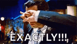 Pulp Fiction John Travolta Exactly GIF