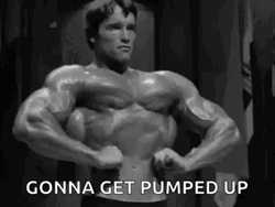 Pump You Up Arnold Schwarzenegger GIF